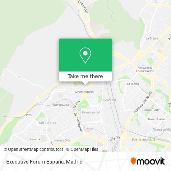 Executive Forum España map