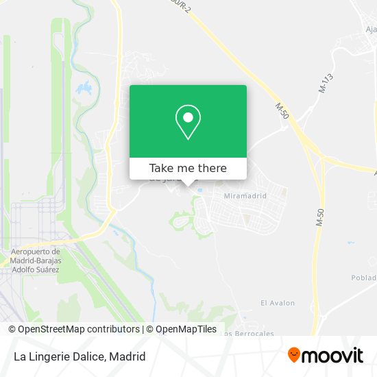 mapa La Lingerie Dalice