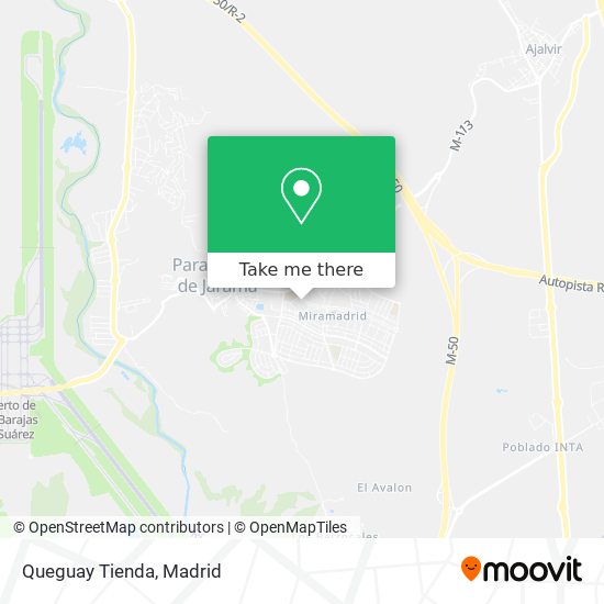 Queguay Tienda map