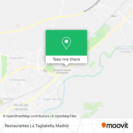 mapa Restaurantes La Tagliatella