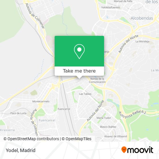 Yodel map