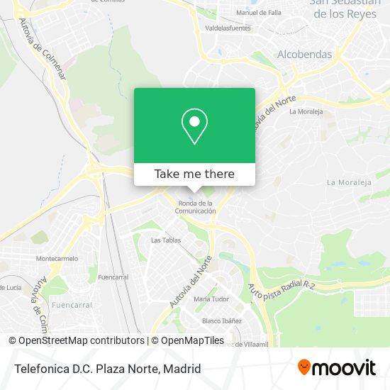 mapa Telefonica D.C. Plaza Norte