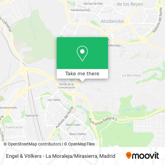 Engel & Völkers - La Moraleja / Mirasierra map