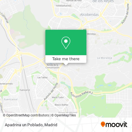 mapa Apadrina un Poblado