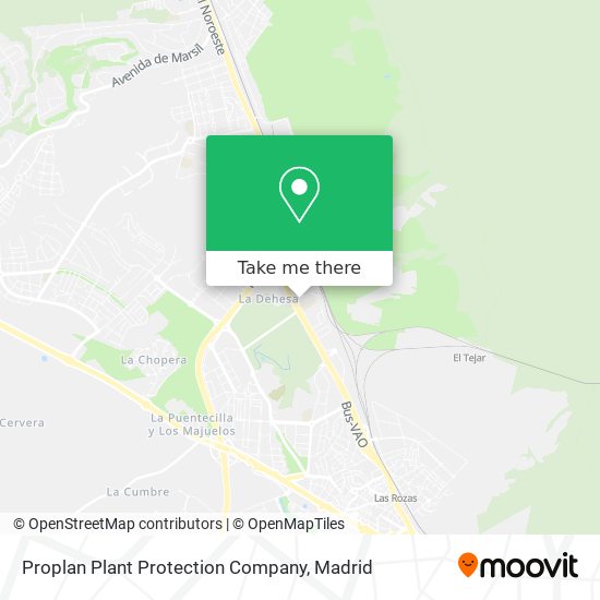 mapa Proplan Plant Protection Company