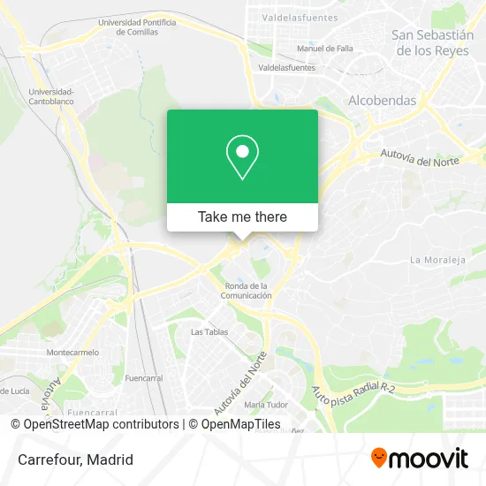 Carrefour map
