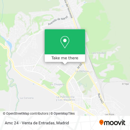 mapa Amc 24 - Venta de Entradas