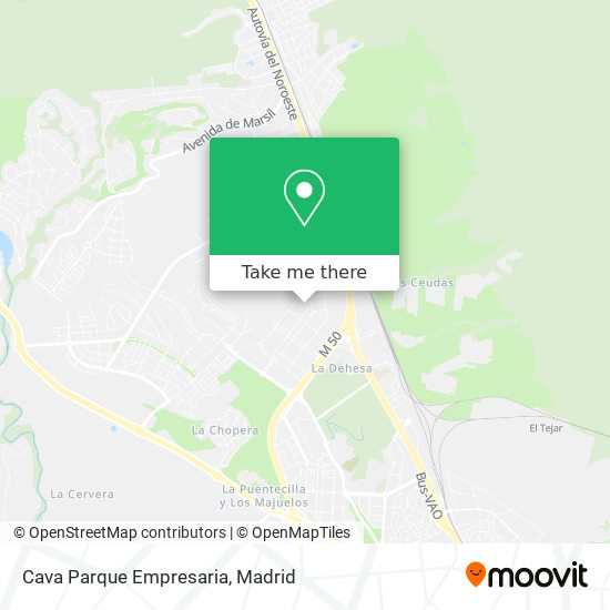 Cava Parque Empresaria map