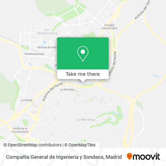 Compañia General de Ingenieria y Sondeos map