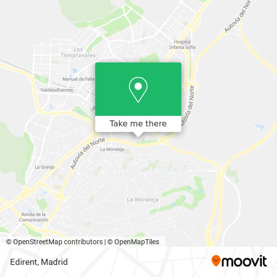 mapa Edirent