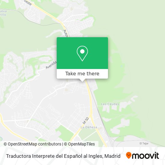 Traductora Interprete del Español al Ingles map