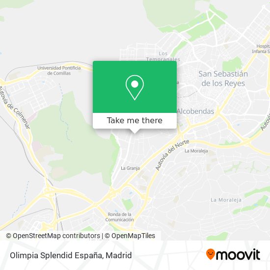 Olimpia Splendid España map