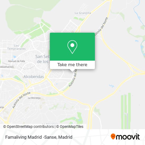 Famaliving Madrid -Sanse map