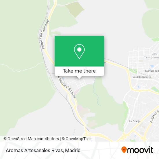 Aromas Artesanales Rivas map