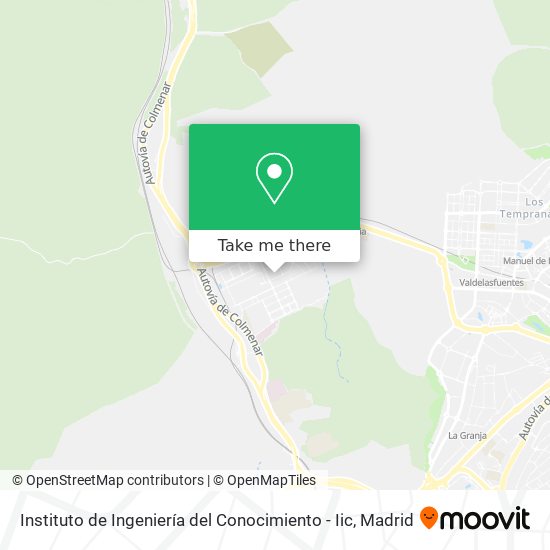 Instituto de Ingeniería del Conocimiento - Iic map