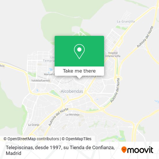 Telepiscinas, desde 1997, su Tienda de Confianza map