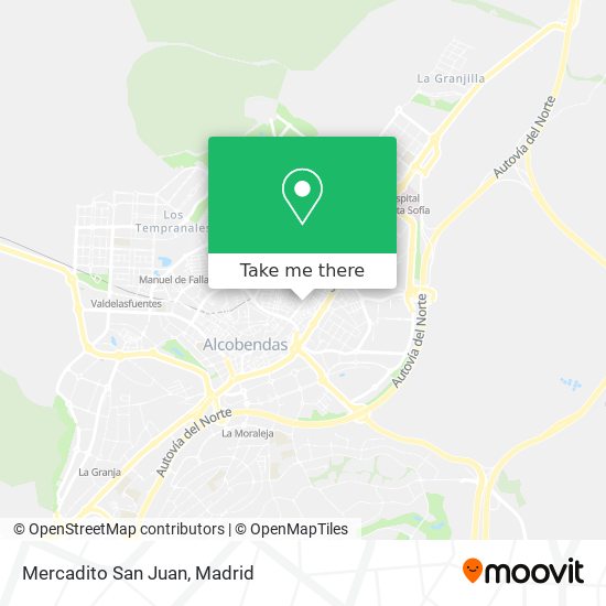 Mercadito San Juan map