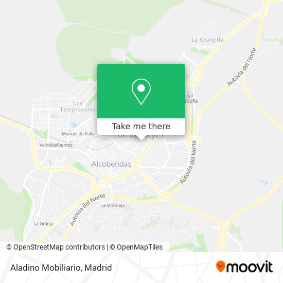Aladino Mobiliario map