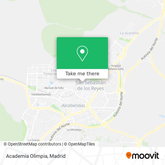 Academia Olimpia map