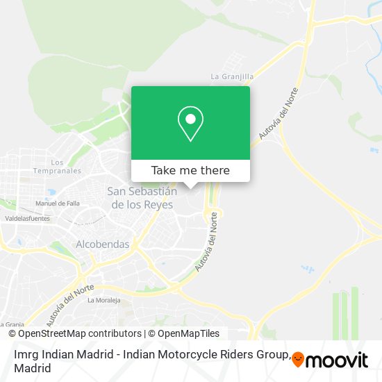 Imrg Indian Madrid - Indian Motorcycle Riders Group map