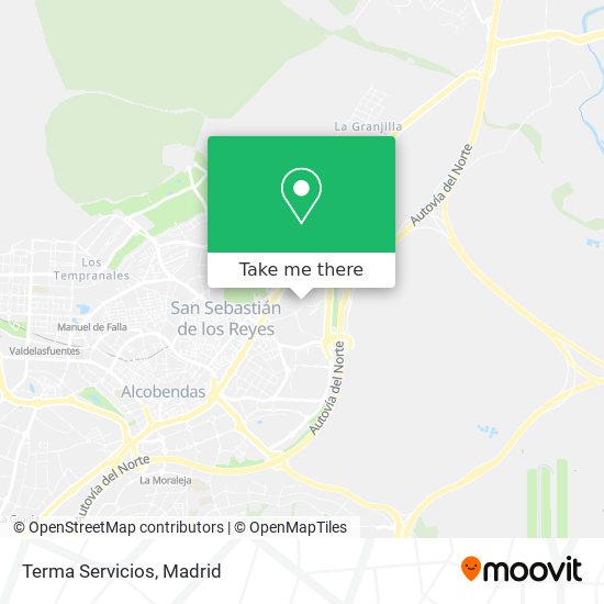 Terma Servicios map