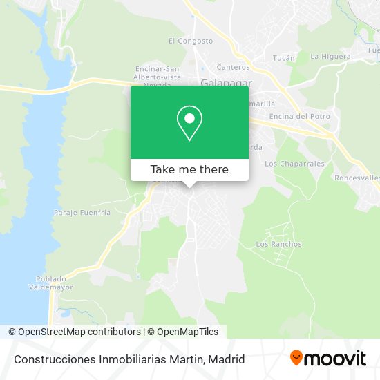 mapa Construcciones Inmobiliarias Martin