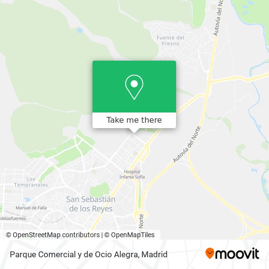 Parque Comercial y de Ocio Alegra map