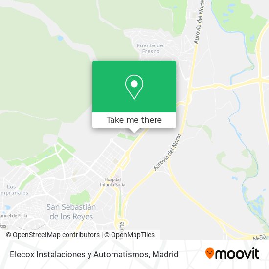 mapa Elecox Instalaciones y Automatismos