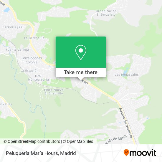 Peluquería María Hours map
