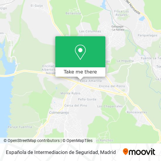 Española de Intermediacion de Seguridad map