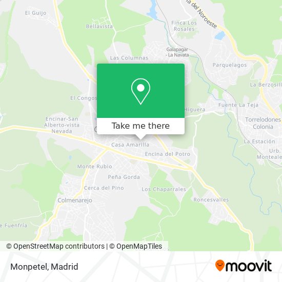 mapa Monpetel