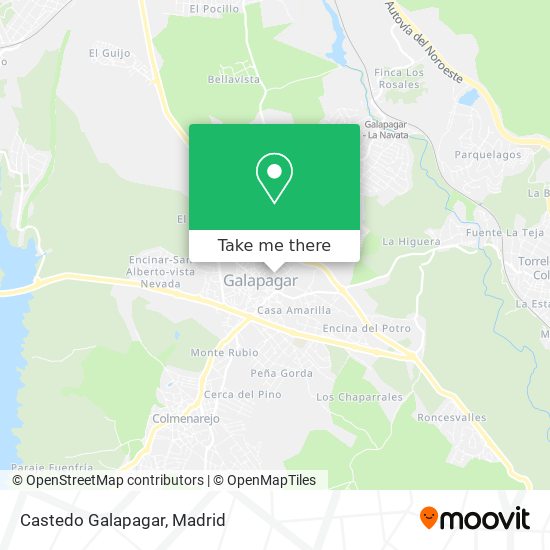 mapa Castedo Galapagar