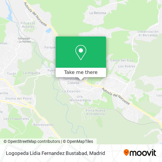 mapa Logopeda Lidia Fernandez Bustabad