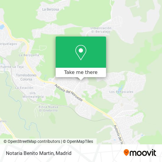 mapa Notaria Benito Martin