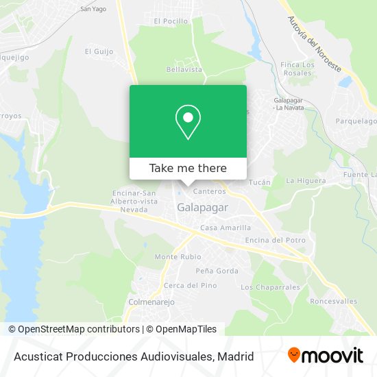 Acusticat Producciones Audiovisuales map