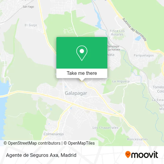 Agente de Seguros Axa map