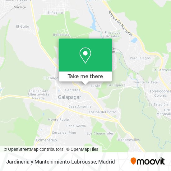 Jardineria y Mantenimiento Labrousse map