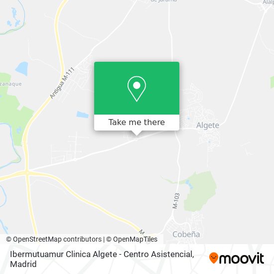 Ibermutuamur Clinica Algete - Centro Asistencial map