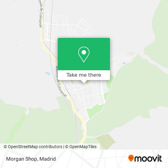 mapa Morgan Shop