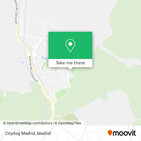 Citydog Madrid map