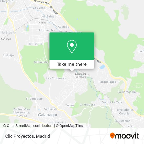 Clic Proyectos map