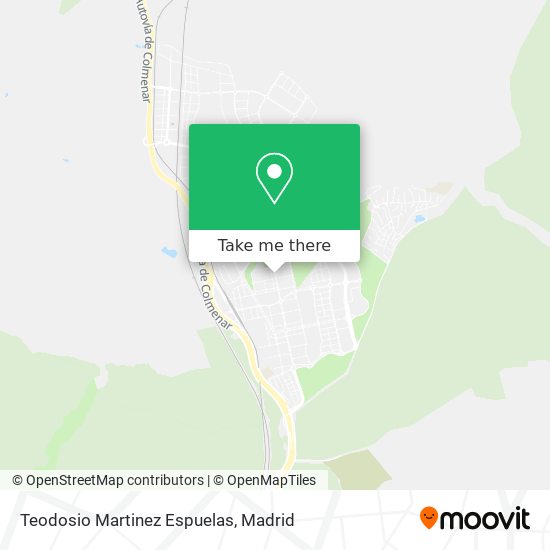 Teodosio Martinez Espuelas map