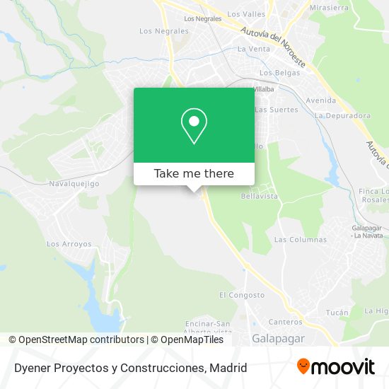 Dyener Proyectos y Construcciones map