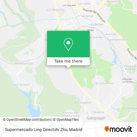 Supermercado Ling Directzhi Zhu map