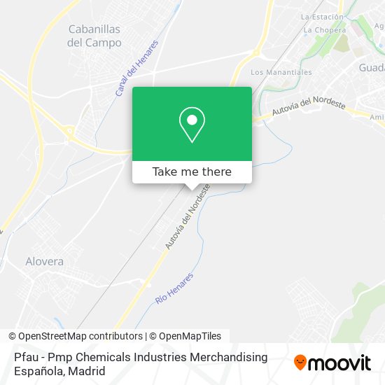 mapa Pfau - Pmp Chemicals Industries Merchandising Española