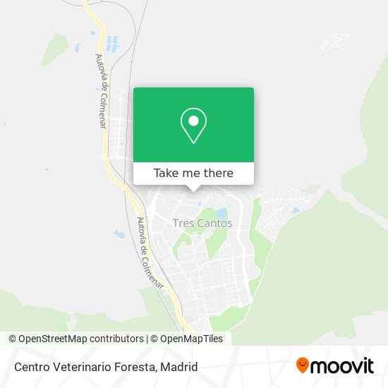 Centro Veterinario Foresta map