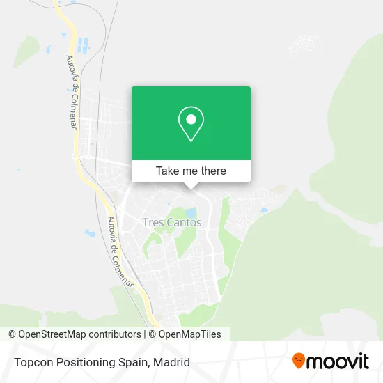 Topcon Positioning Spain map