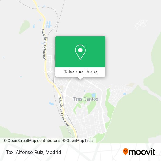 Taxi Alfonso Ruiz map