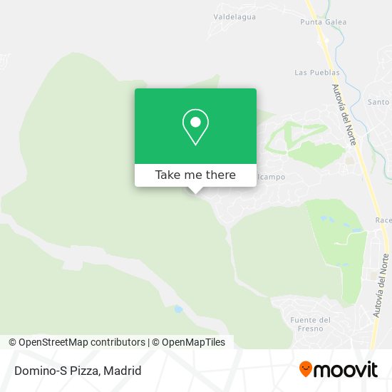 Domino-S Pizza map