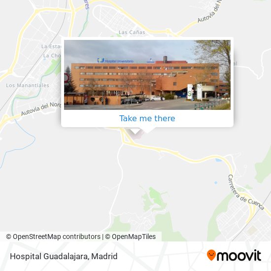 mapa Hospital Guadalajara